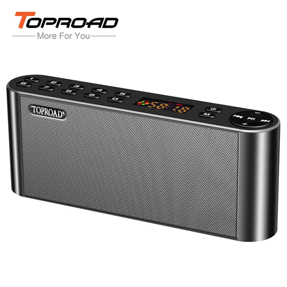 HIFI Bluetooth Speaker with Mic & FM Radio