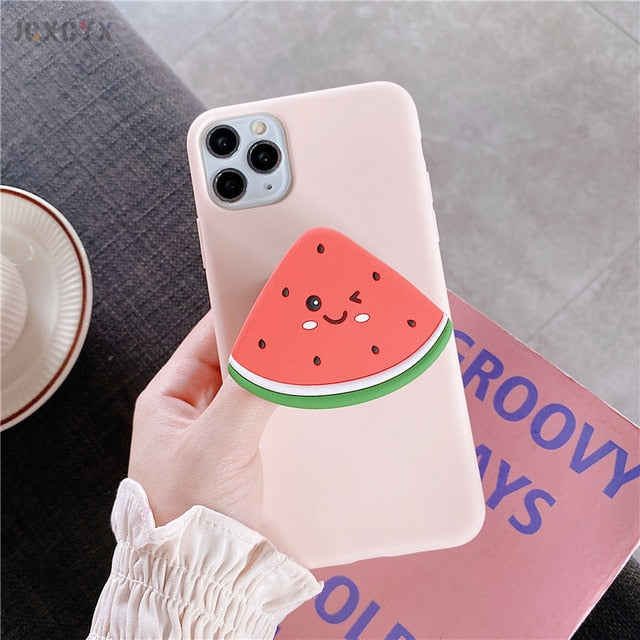 3D Luxury Cute Cartoon Soft Silicone Phone Case for iPhone (Multiple Options Available)