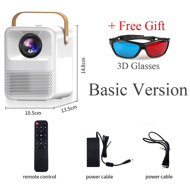 CRENOVA Full HD Android Wifi Portable Projector ET30S 1080P