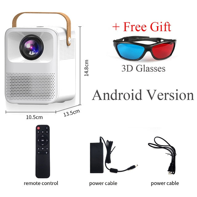 CRENOVA Full HD Android Wifi Portable Projector ET30S 1080P