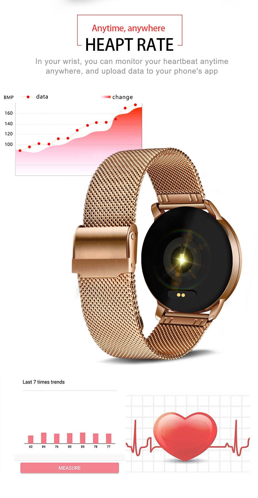 Classy Smart Watch with Fitness Tracker