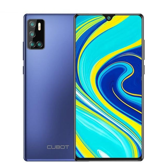 Cubot P40 Rear Quad Camera 20MP Selfie Smartphone NFC 4GB+128GB 6.2 Inch 4200mAh Android 10 Dual SIM Card mobile phone 4G LTE