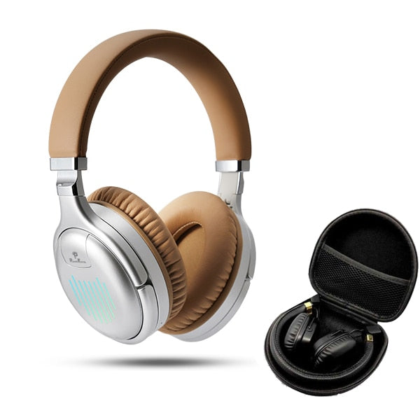 Bluetooth Headphone with Active Noise Cancelling & Wired Headset