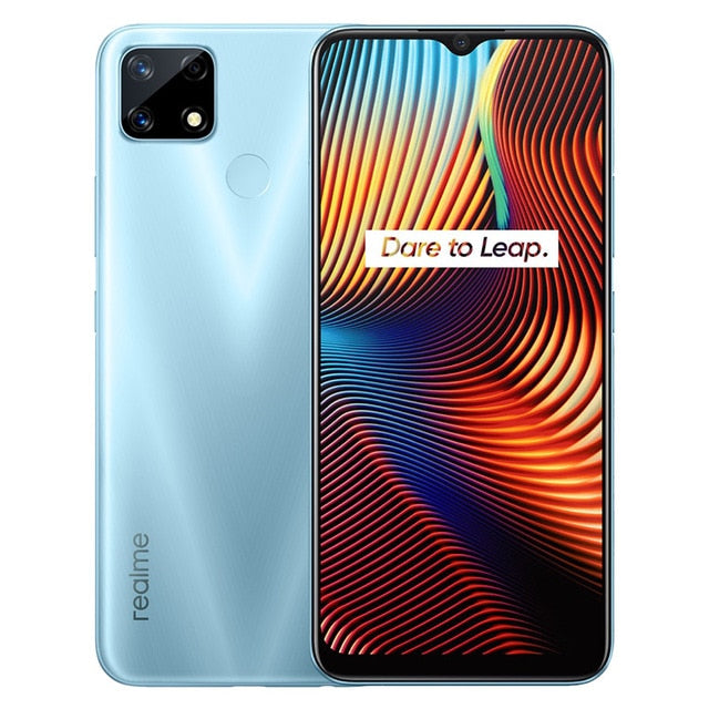 realme 7i RMX2193 6.5''HD+ 4GB 64GB 48MP AI Triple Cams Smartphone Helio G85 Octa Core 18W Quick Charge 6000mAh Mobile Phone