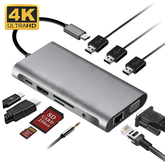 USB HUB Docking Station Type C Adapter