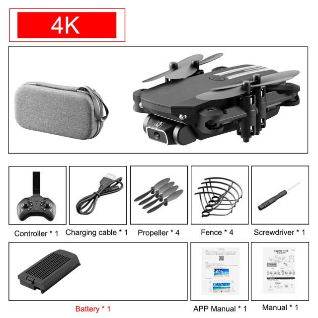 4k HD Wide Angle Camera Wifi Drone