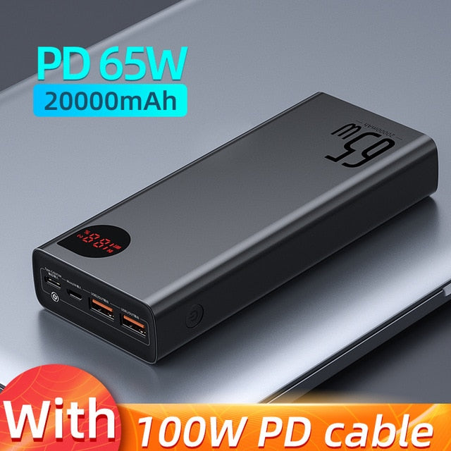 30000mAh/20000mAh 65W Power Bank