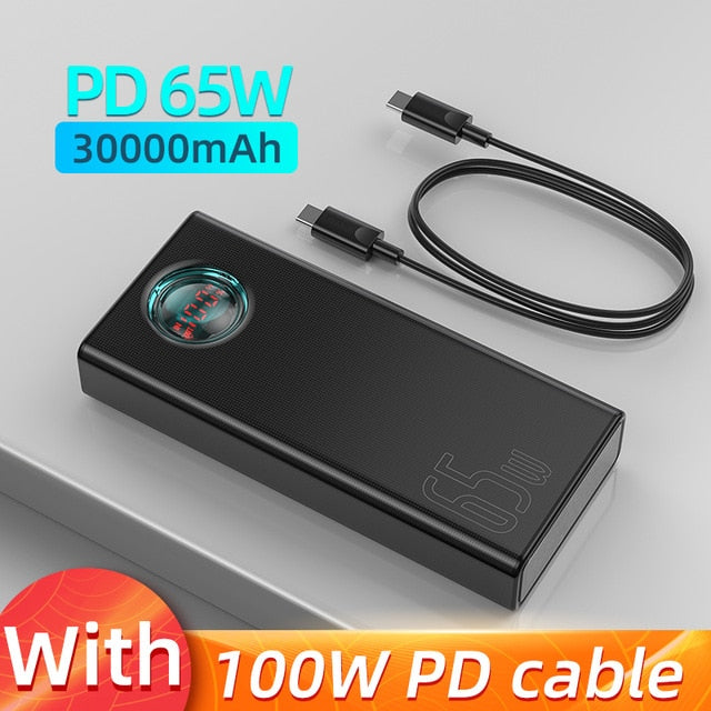 30000mAh/20000mAh 65W Power Bank