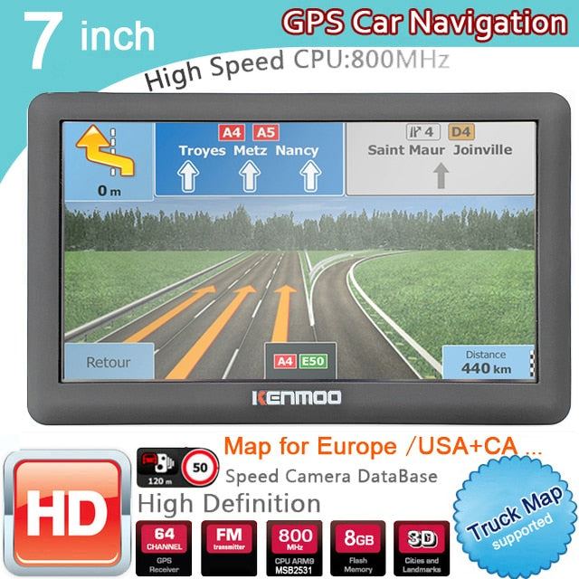 7 inch HD Car GPS Navigation