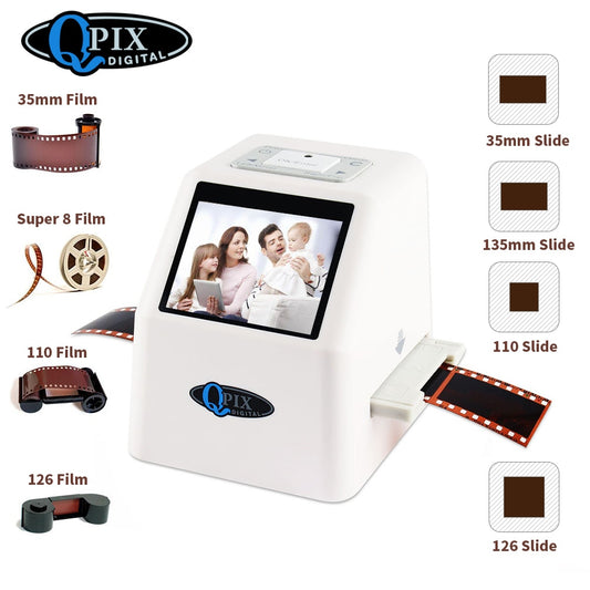 Portable 35mm Negative Film Scanner with 2.4"LCD