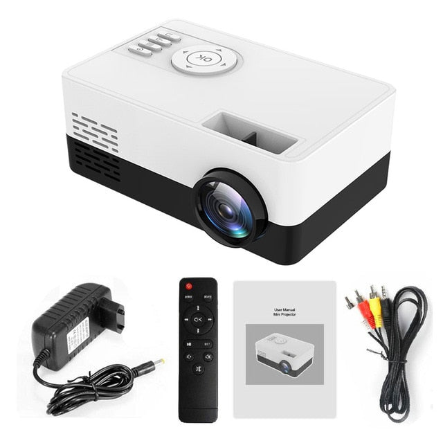 320*240 Pixels Supports 1080P HDMI USB Mini Projector