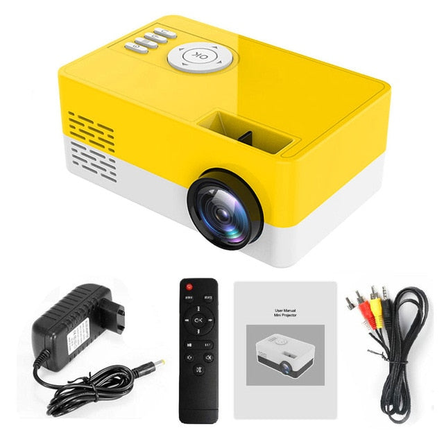 320*240 Pixels Supports 1080P HDMI USB Mini Projector