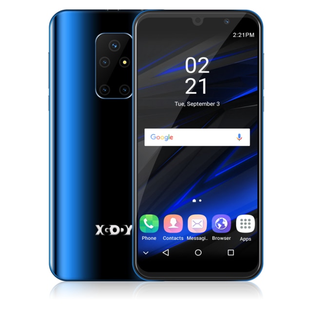 XGODY S20 Mini Smartphone Android 9.0 5.5" 18:9 Full Screen 1GB 8GB MT6580 Quad Core 5MP Camera 2500mAh GPS WiFi 3G Mobile Phone