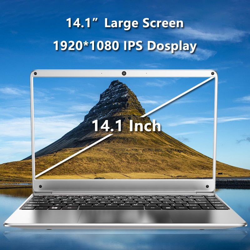 KUU KBook, 14.1" FHD (1.920x1.080), Intel Celeron N3450, 6GB RAM, 128GB/256GB SSD HD Graphics 500 Window10