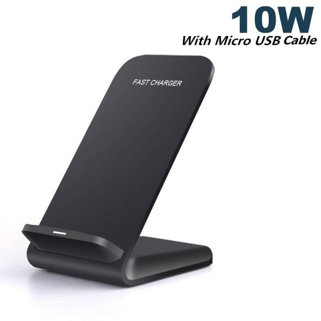 30W Qi Wireless Charger Stand For iPhone