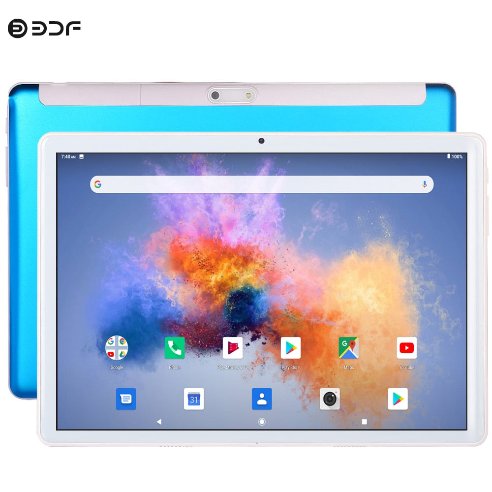 10.1 inch Tablet 2.5D Steel Screen Android 7.0 Quad Core with 1GB RAM 32GB ROM