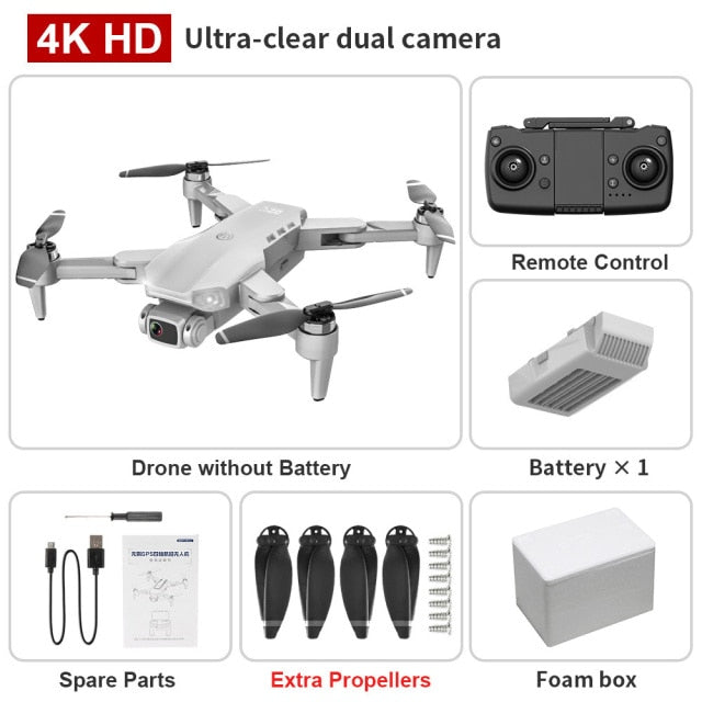 Foldable GPS Drone with 4K Dual HD Camera