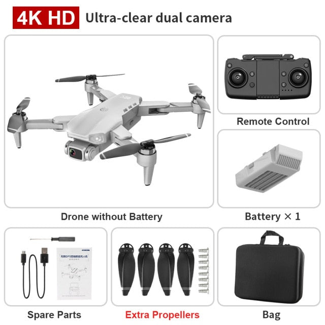 Foldable GPS Drone with 4K Dual HD Camera