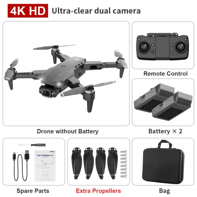 Foldable GPS Drone with 4K Dual HD Camera