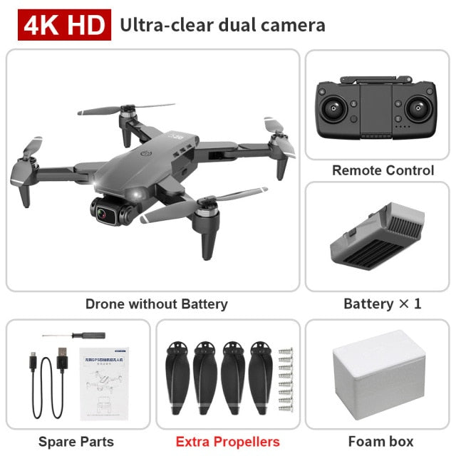 Foldable GPS Drone with 4K Dual HD Camera