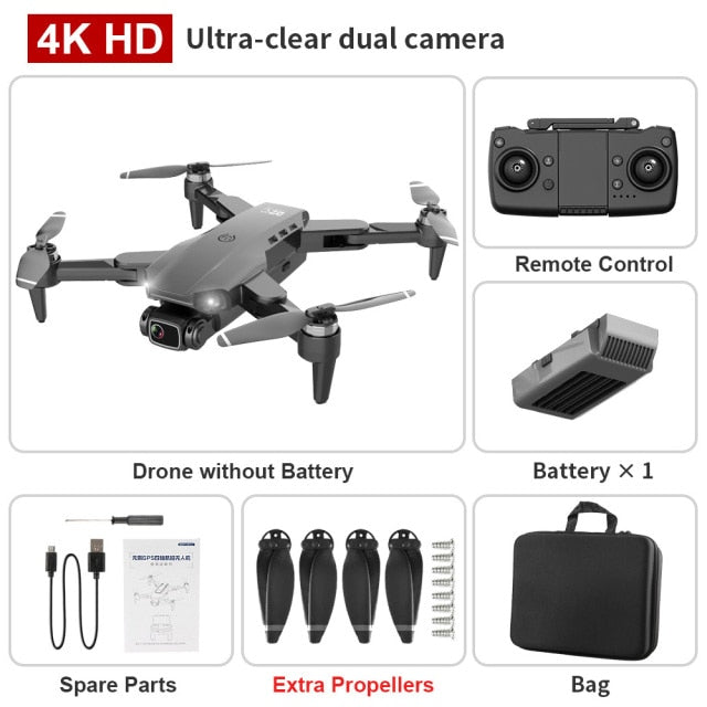 Foldable GPS Drone with 4K Dual HD Camera