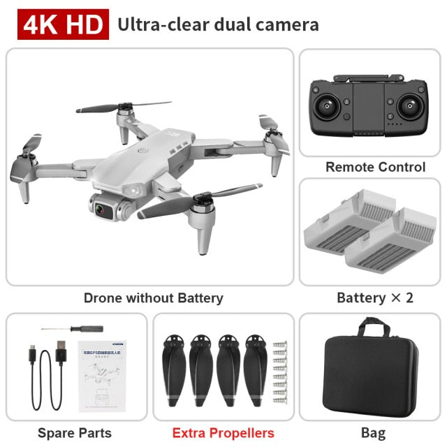 Foldable GPS Drone with 4K Dual HD Camera