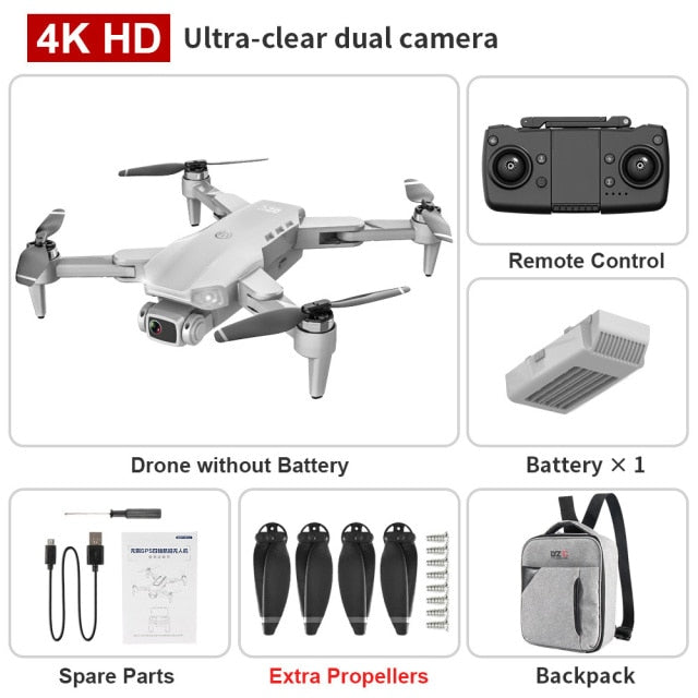 Foldable GPS Drone with 4K Dual HD Camera