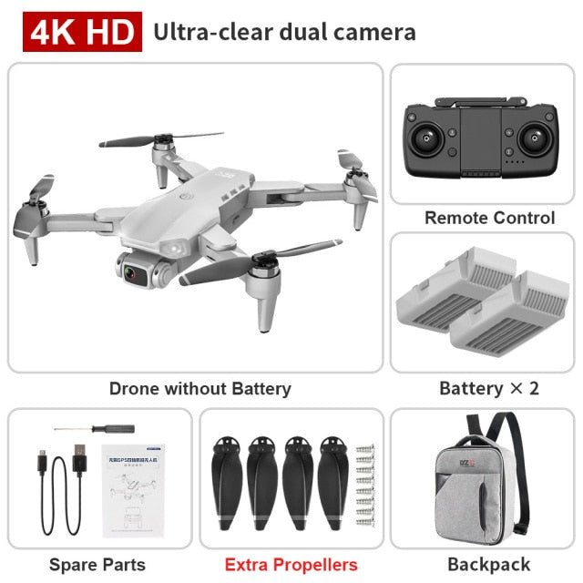 Foldable GPS Drone with 4K Dual HD Camera