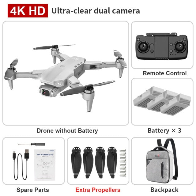 Foldable GPS Drone with 4K Dual HD Camera