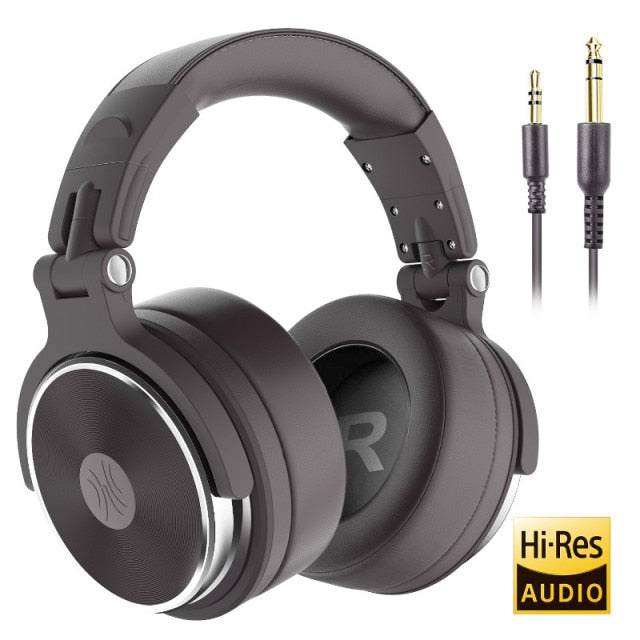 Wired Professional Studio Pro DJ Headphones With Microphone